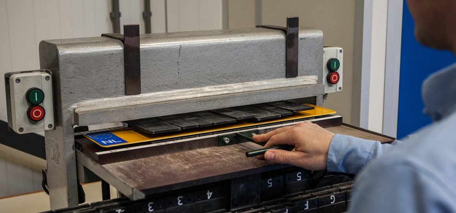 Nieuwe kentekenplaat